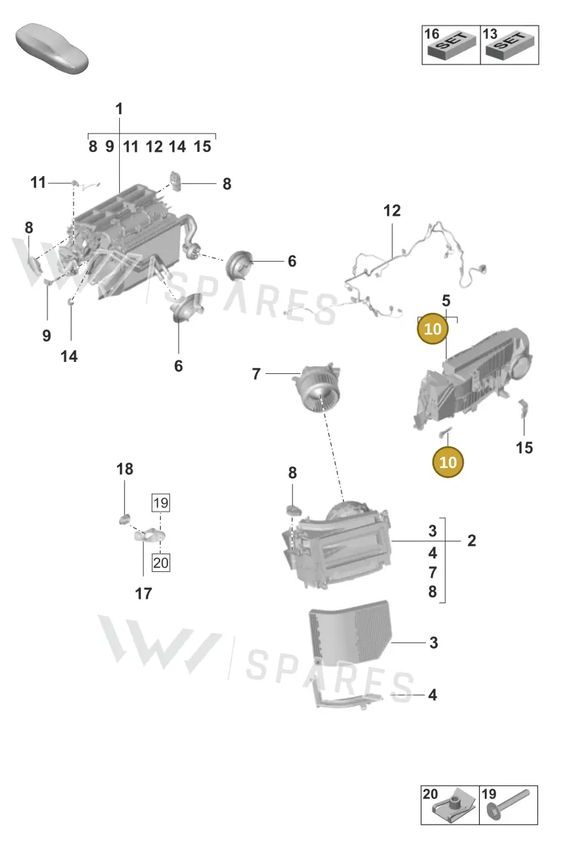 9A790754300 — Porsche Taycan Sport Turismo (2023-2025) diagram p56814000, position 10