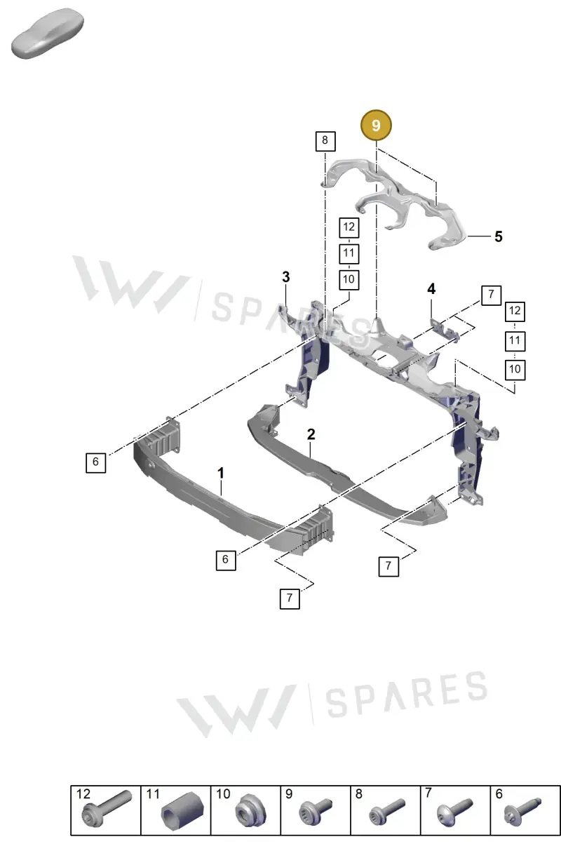 9A791194602 — Porsche Panamera (2023-2025) diagram p62802400, position 9