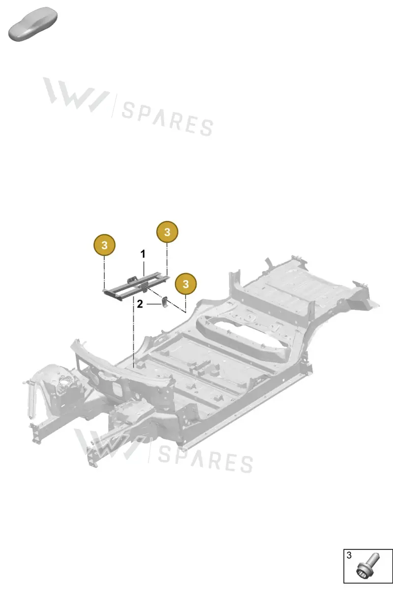 9A791194602 — Porsche Macan (2024-2024) diagram p61801220, position 3