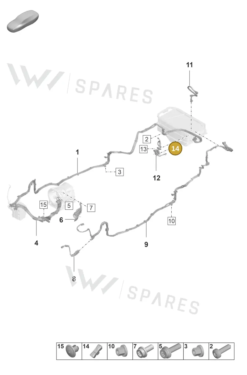 9A7915211 — Porsche Panamera (2020-2023) diagram p58901030, position 14
