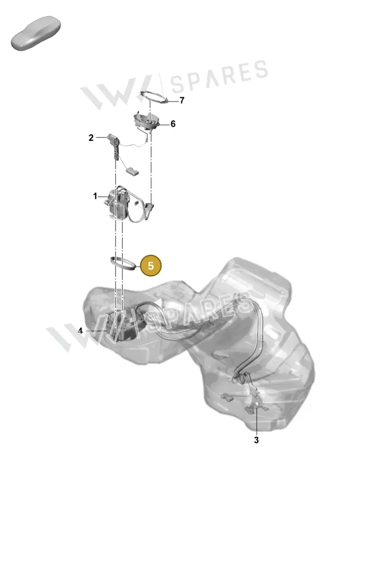9A791913320 — Porsche Panamera (2023-2025) diagram p58201050, position 5