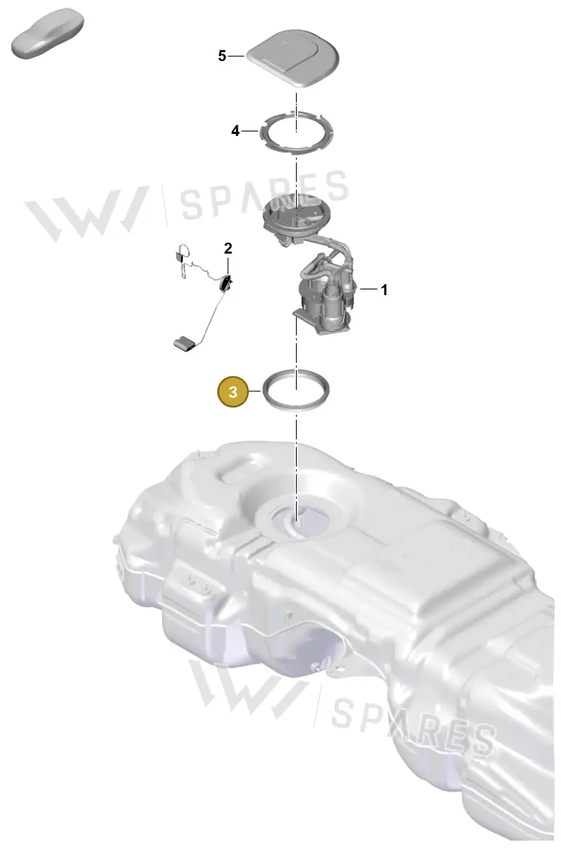 9A791913320 — Porsche Cayenne Coupe (2023-2023) diagram p60201050, position 3