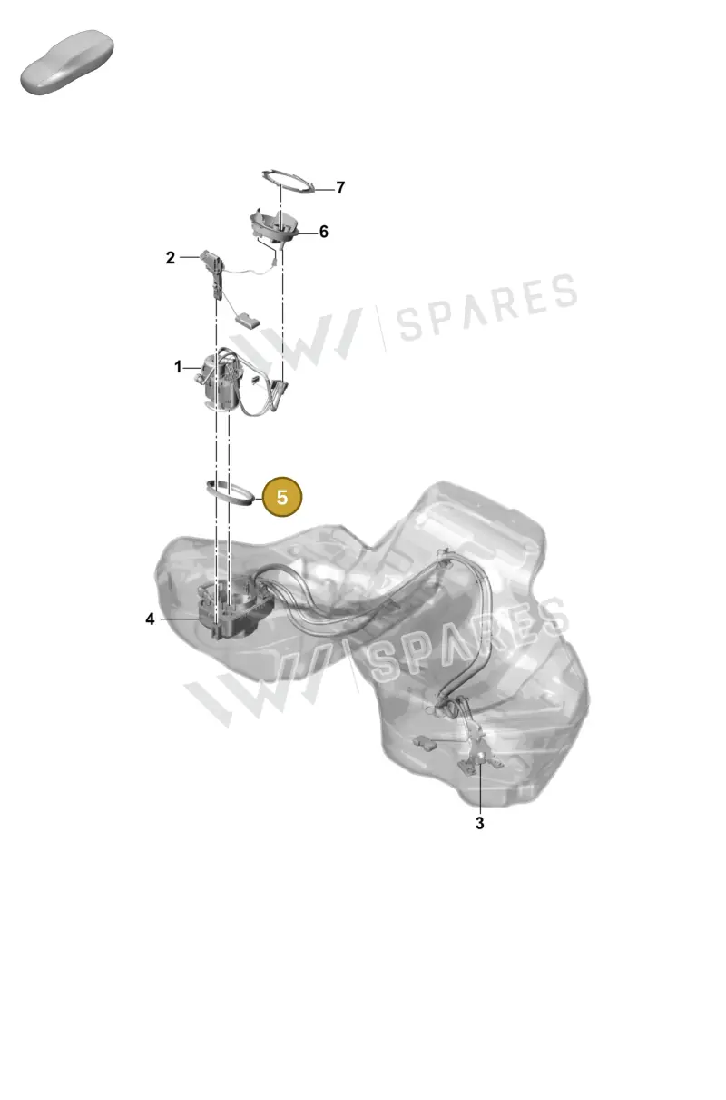 9A791913340 — Porsche Panamera (2023-) diagram p58201050, position 5