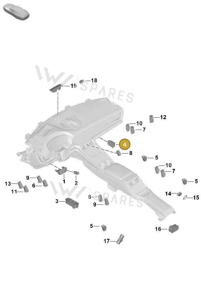9A7919237009B9 — Porsche Panamera (2023-2025) diagram p62905600, position 4