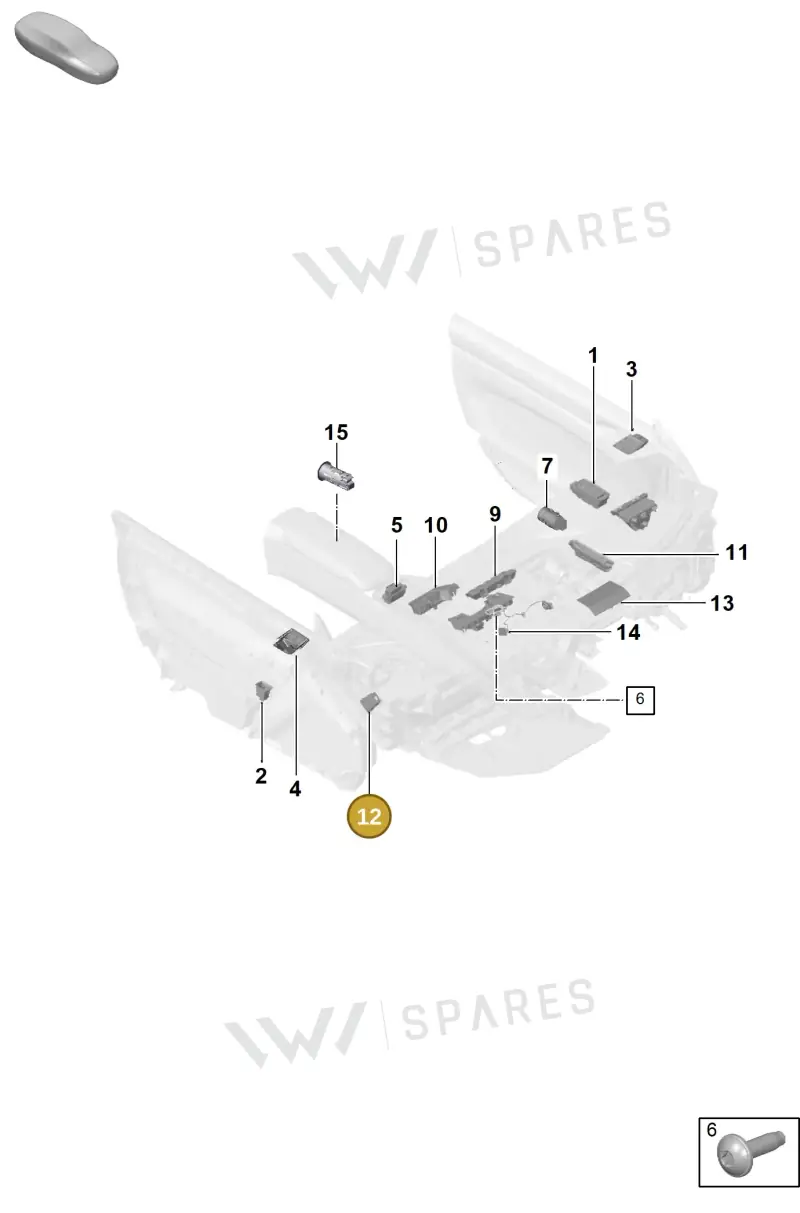 9A7919237009B9 — Porsche 911 (2024-2025) diagram p63905400, position 12