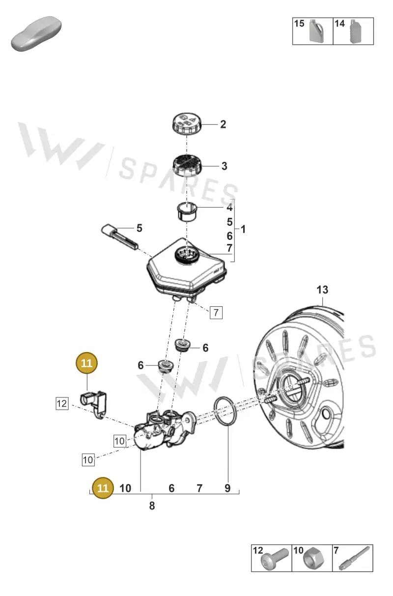 9A794545900 — Porsche Panamera (2020-2023) diagram p58604000, position 11