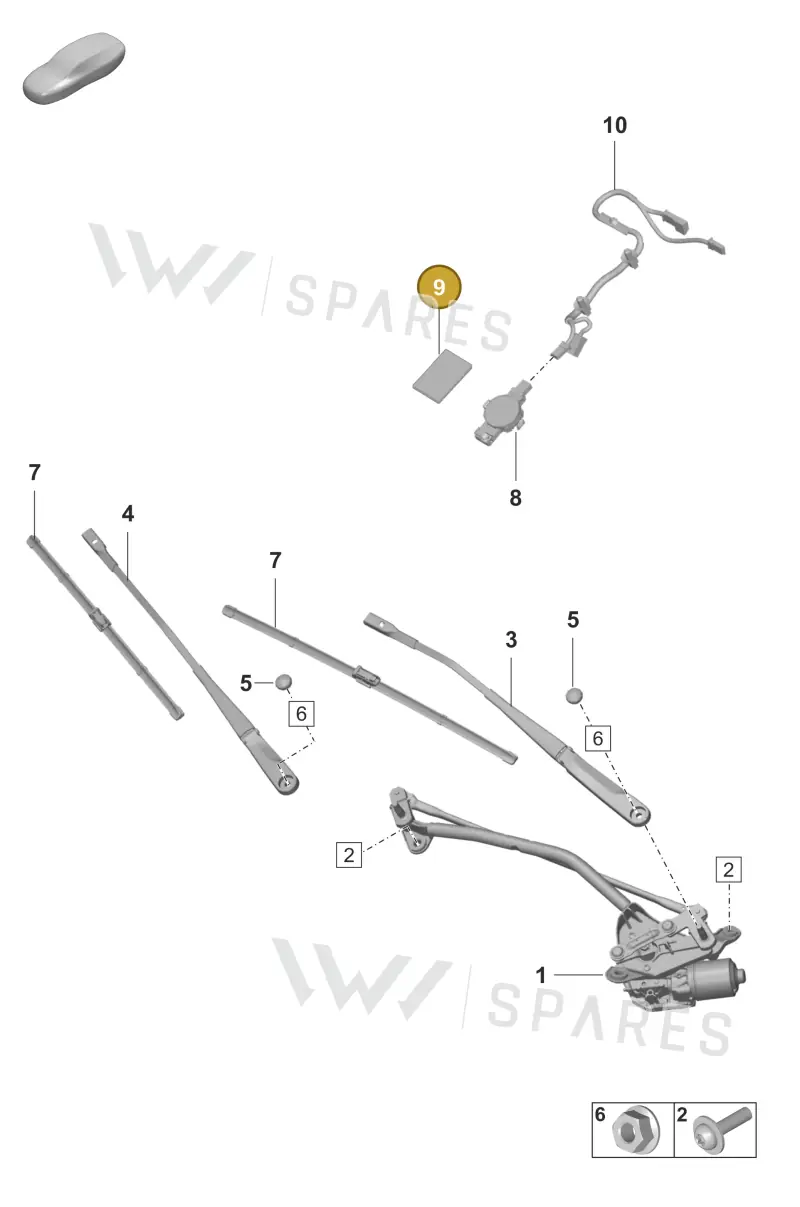 9A795560920 — Porsche Panamera 4 Hybrid (2020-2023) diagram p58904000, position 9