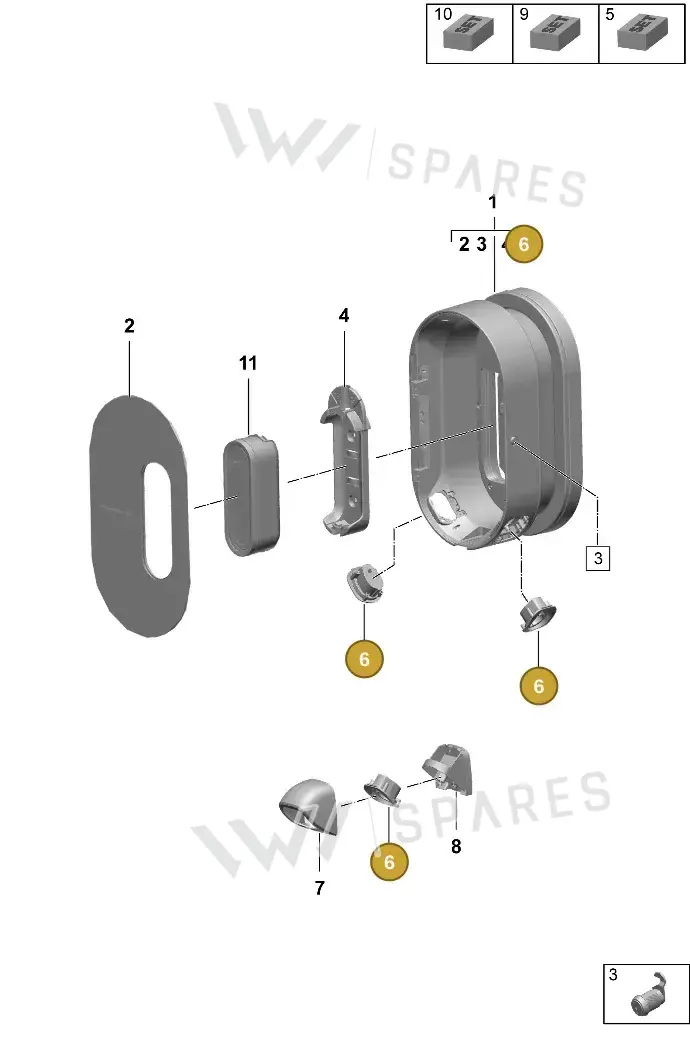 9A795754702 — Porsche Taycan Sport Turismo (2023-2025) diagram p64920000, position 6