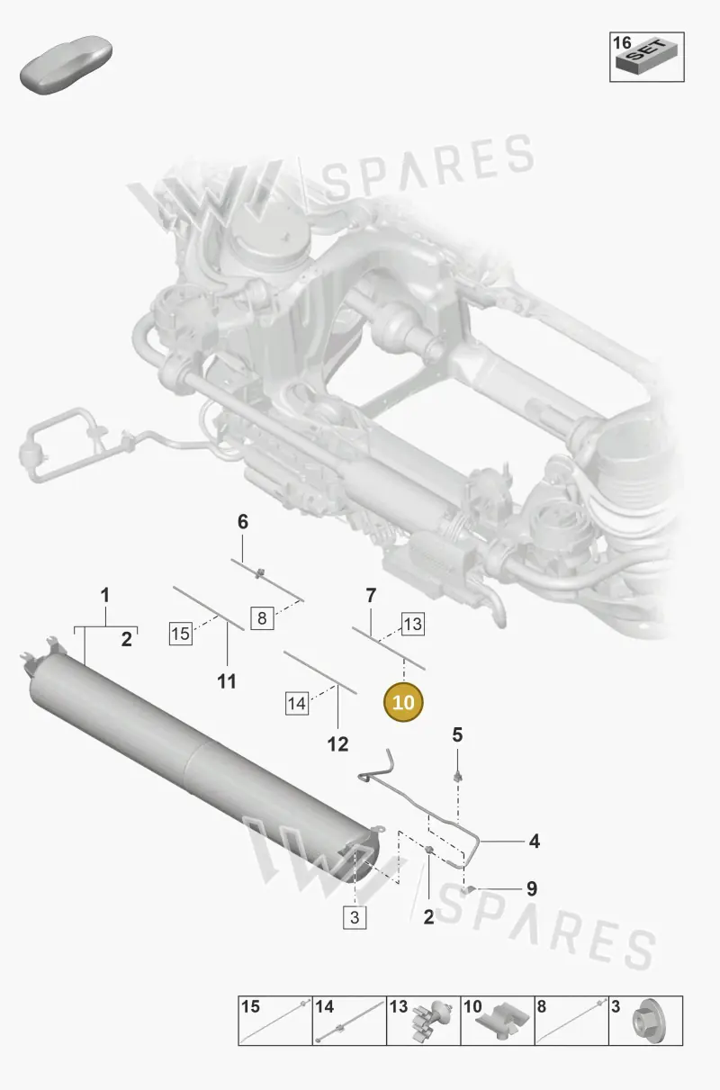 9A7971850 — Porsche Taycan Sport Turismo (2019-2024) diagram p56504050, position 10