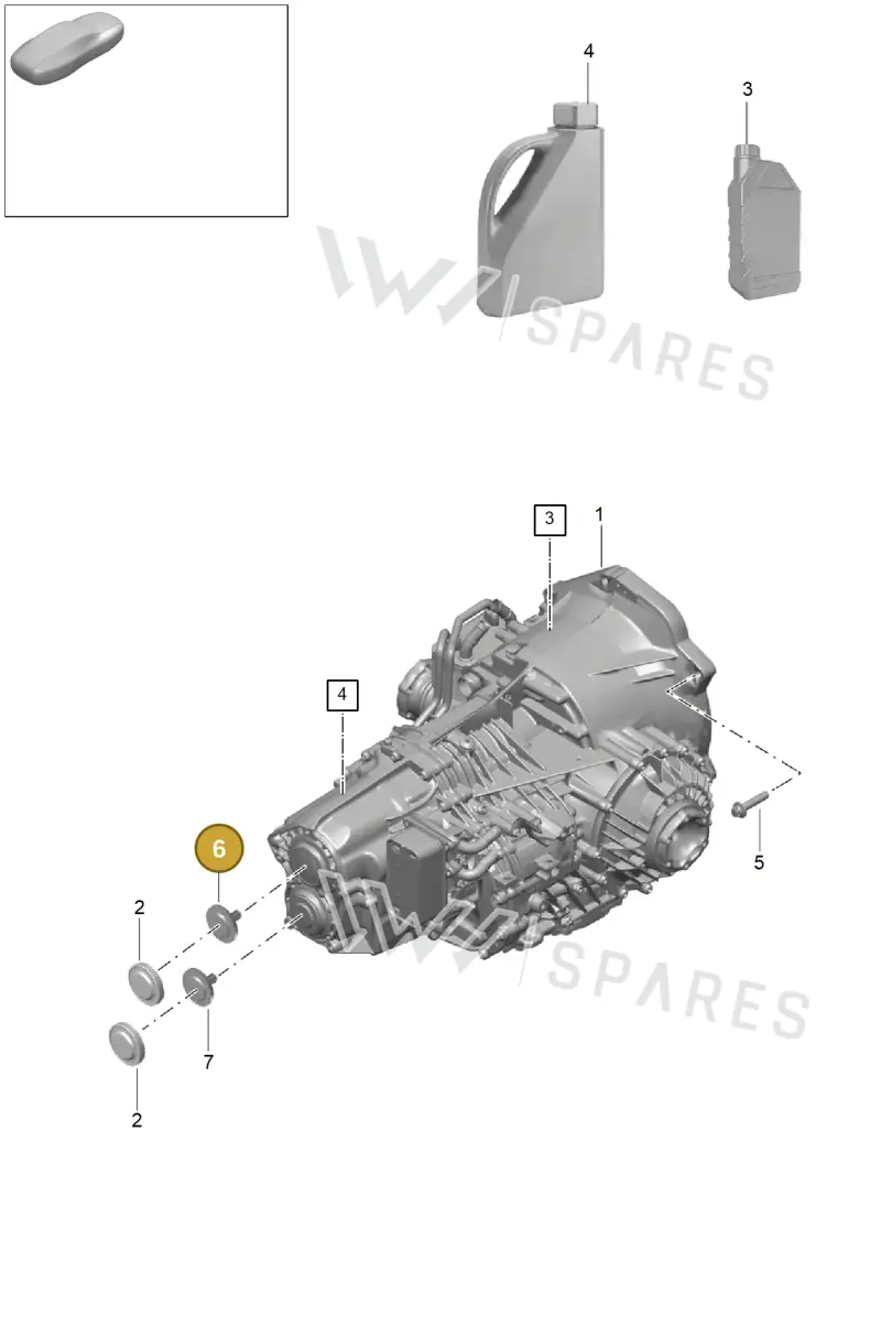 9G230237700 — Porsche Boxster Spyder (2019-2020) diagram p54320000, position 6