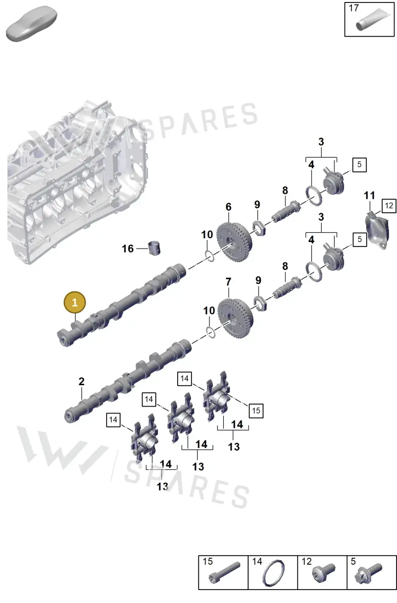 9GT109101B — Porsche 911 (2021-2022) diagram p59103100, position 1