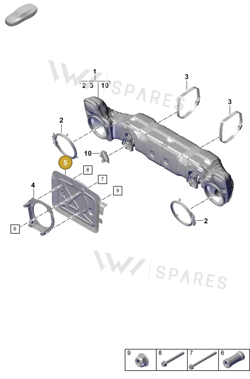 9GT251295 — Porsche 911 (2021-2022) diagram p59202300, position 5