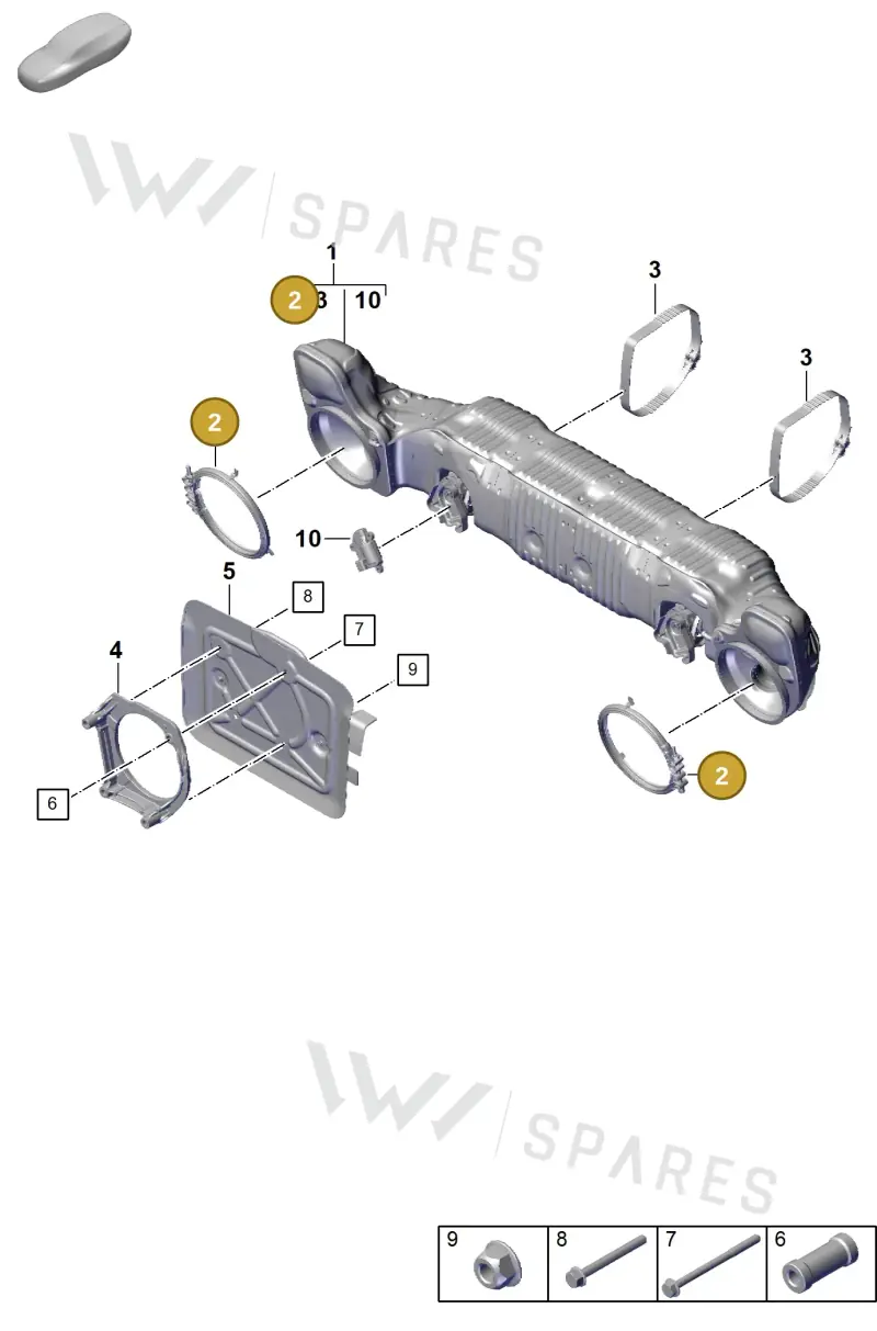 9GT251616C — Porsche 911 (2021-2022) diagram p59202300, position 2