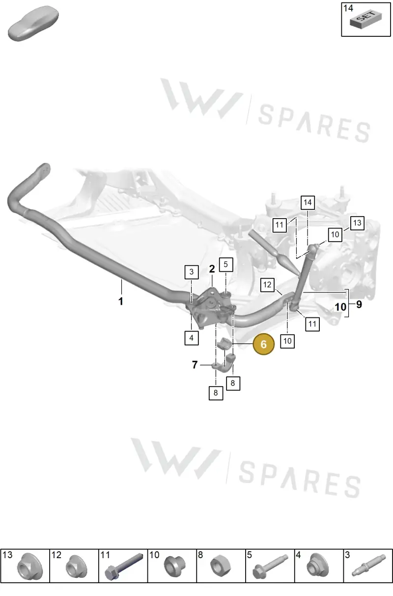 9GT511036 — Porsche 911 (2021-2022) diagram p59502110, position 6