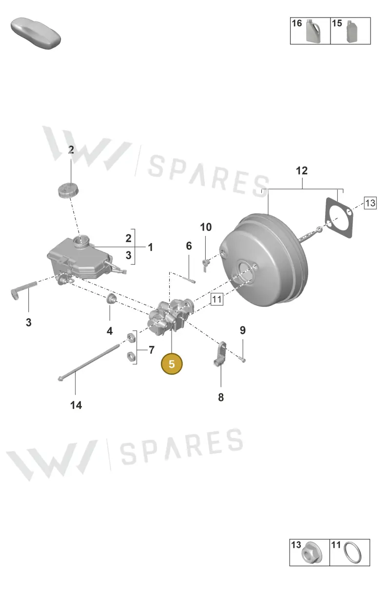9GT614019 — Porsche 911 (2021-2022) diagram p59604000, position 5