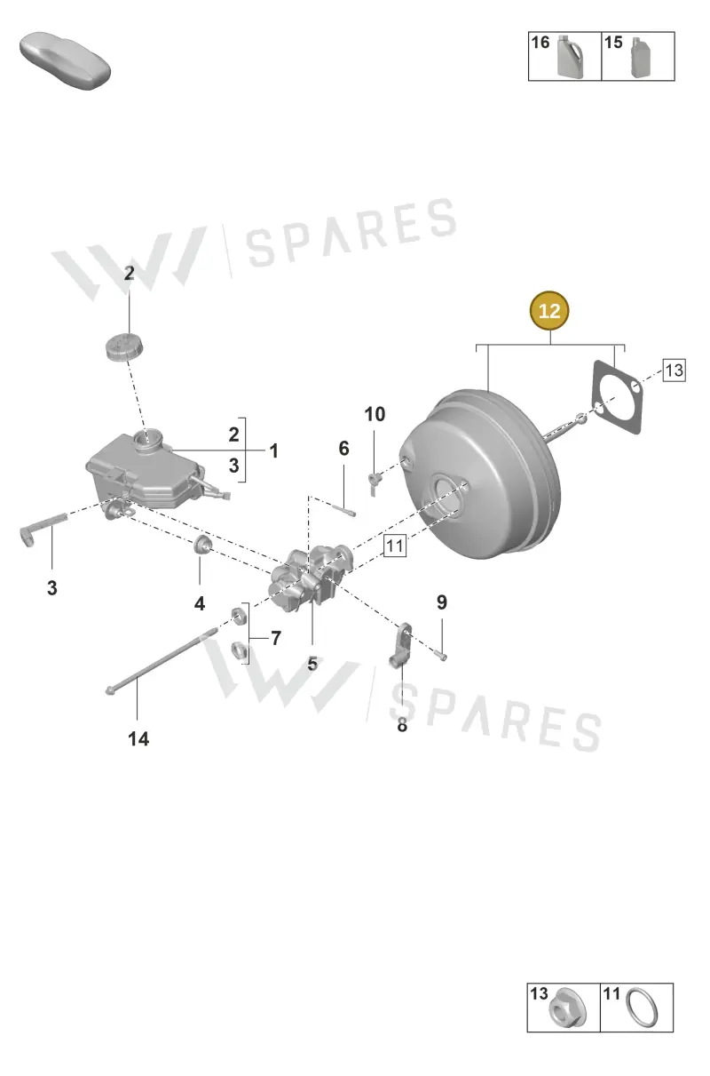 9GT614106A — Porsche 911 (2021-2022) diagram p59604000, position 12