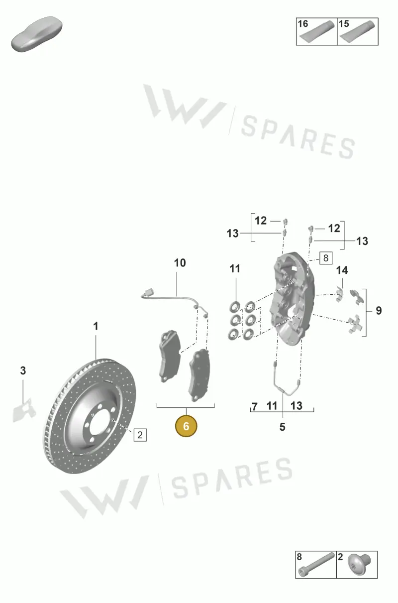 9GT698151T — Porsche 911 (2021-2022) diagram p59602010, position 6