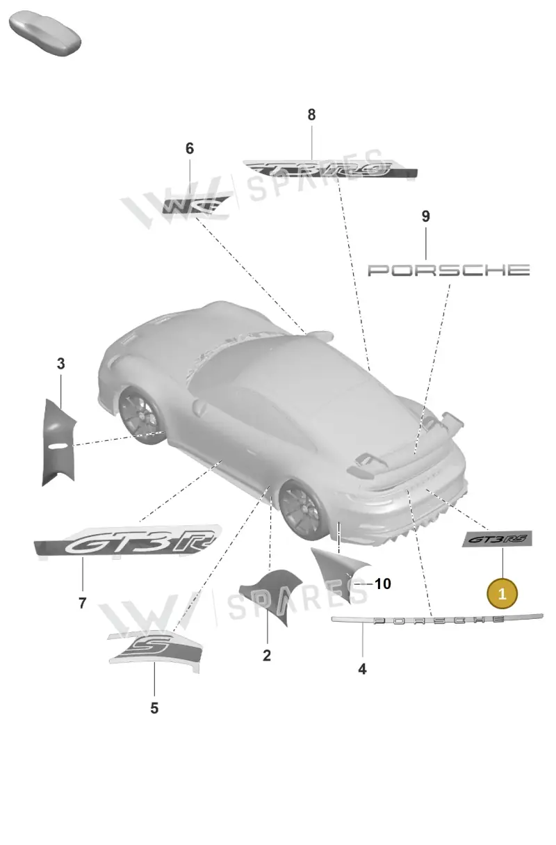 9GT853687AOD8 — Porsche Cayman GT4 (2019-) diagram p55810000, position 4