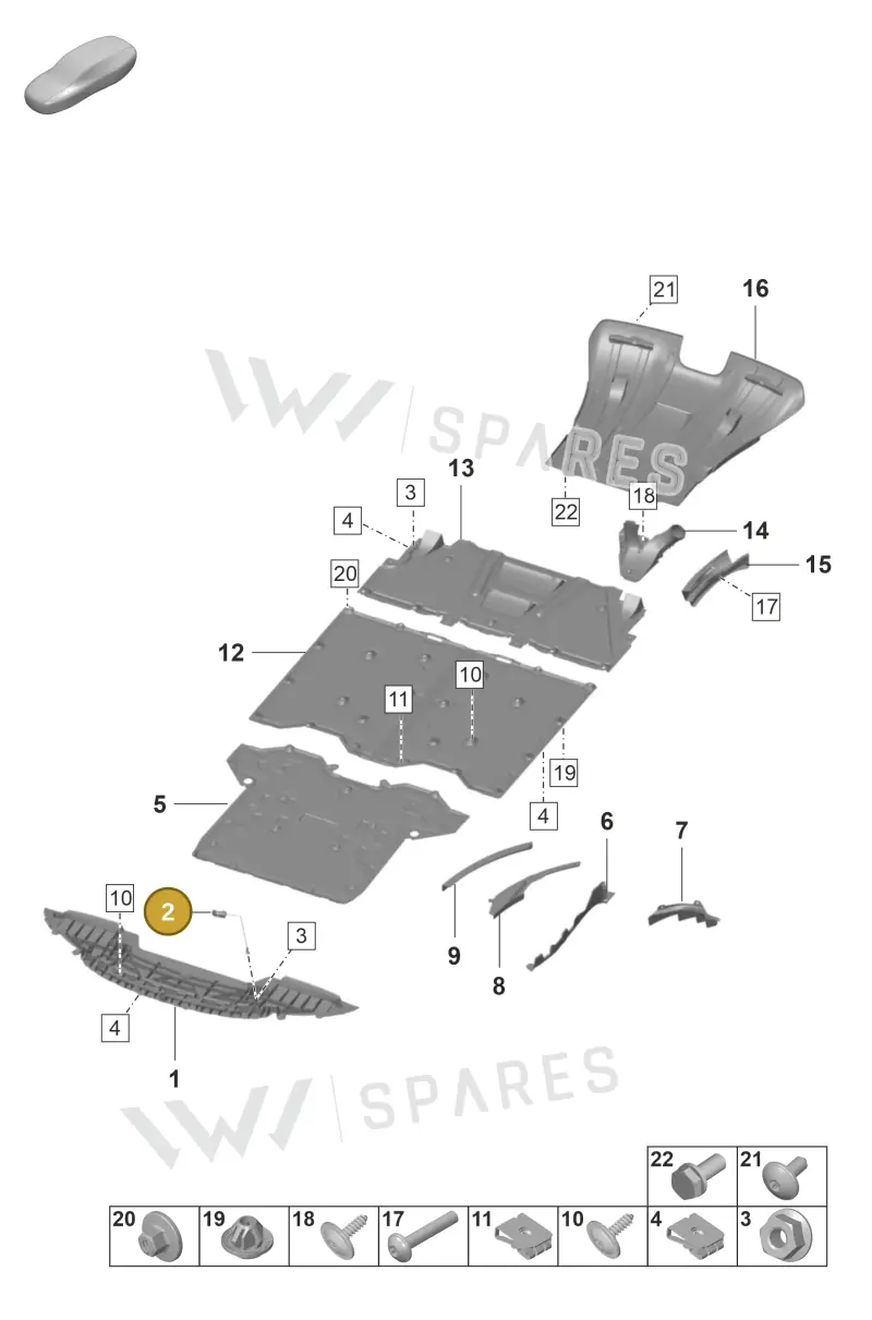 9GT861749A — Porsche 911 (2021-2022) diagram p59801705, position 2