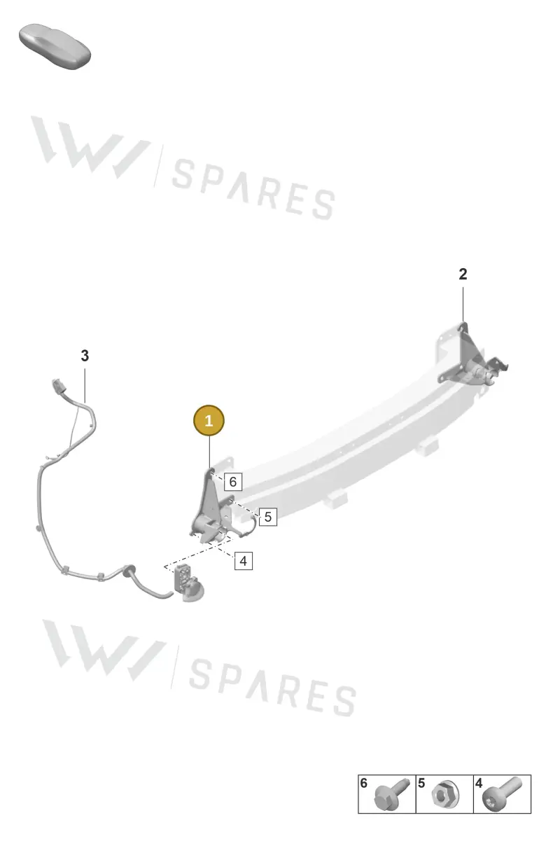 9J0803255B — Porsche Taycan Sport Turismo (2023-2025) diagram p56002000, position 1