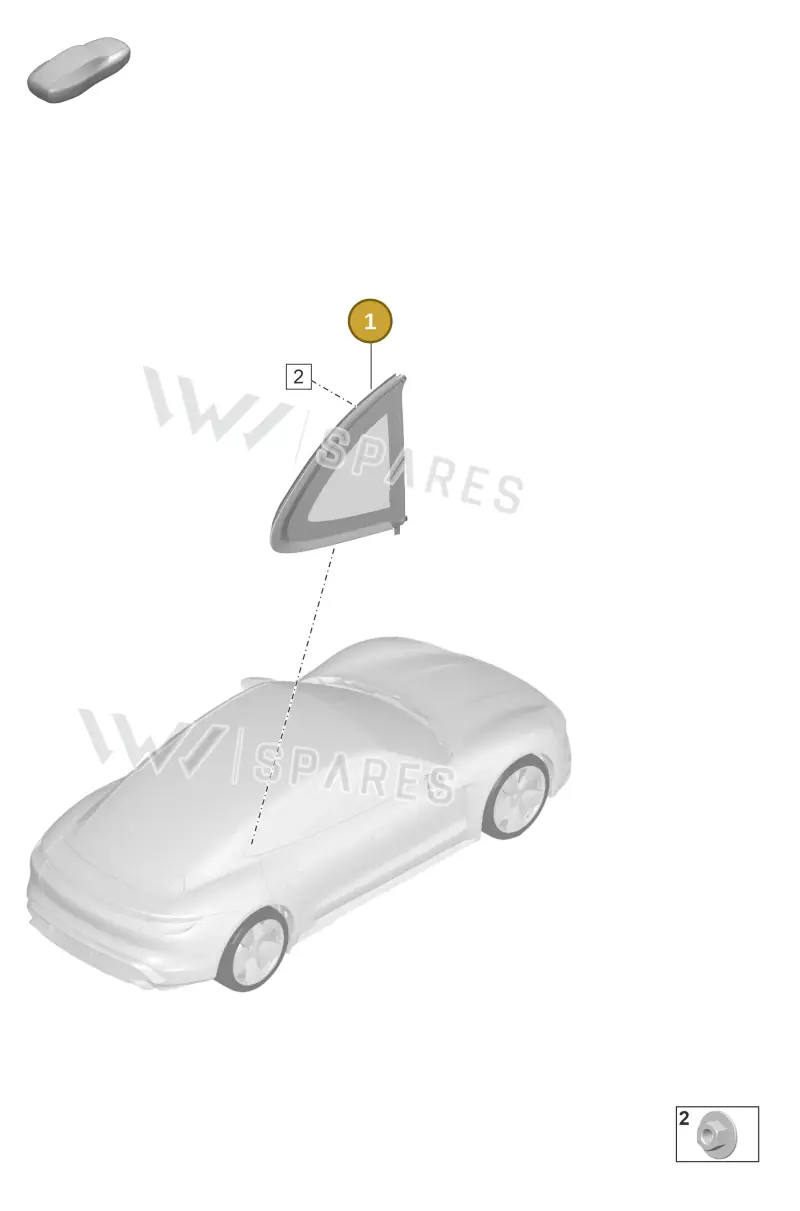 9J0845298AF03C — Porsche Taycan Sport Turismo (2019-2024) diagram p56805040, position 1