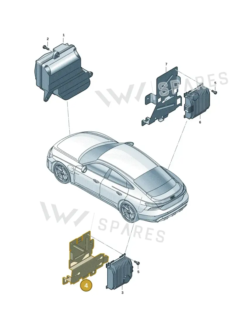9J1035243E — Audi RS e-tron GT (2020-2025) diagram 4j1035250, position 4
