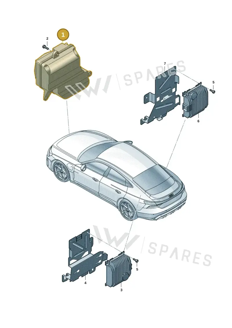 9J1035915 — Audi RS e-tron GT (2020-2025) diagram 4j1035250, position 1
