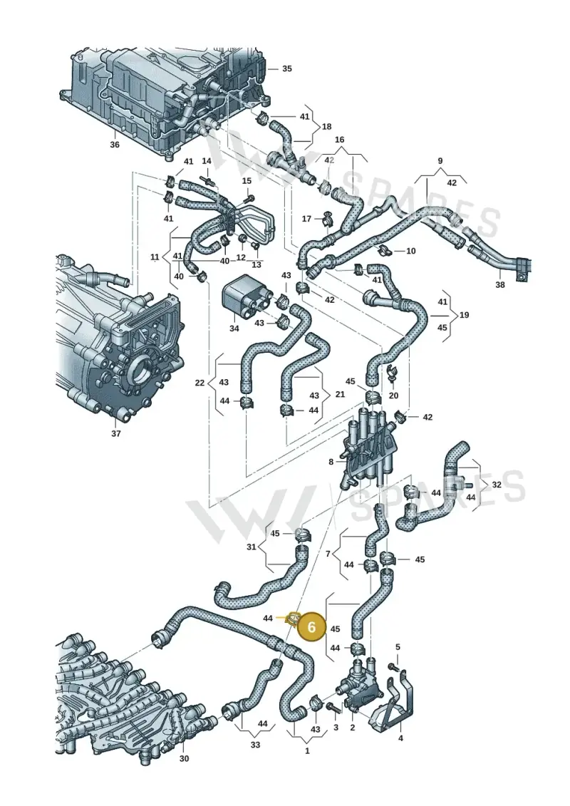 9J1121096 — Audi RS e-tron GT (2020-2025) diagram 4j1121050, position 6