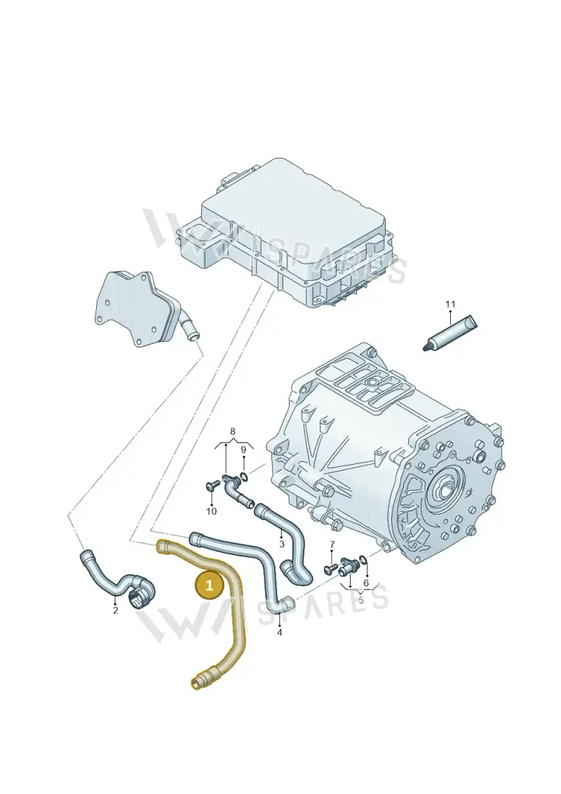9J1121109B — Audi RS e-tron GT (2020-2025) diagram 4j1901625, position 1