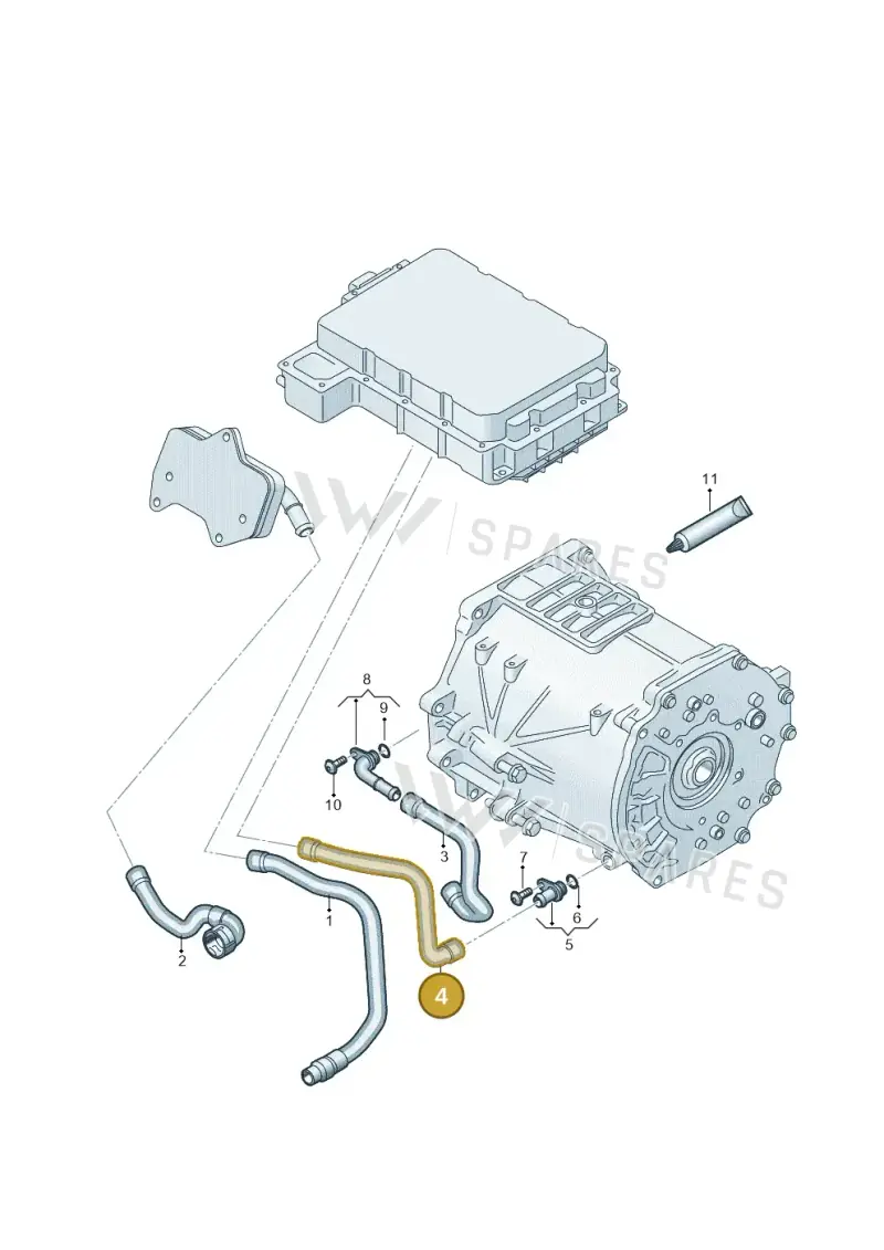 9J1121177B — Audi RS e-tron GT (2020-2025) diagram 4j1901625, position 4