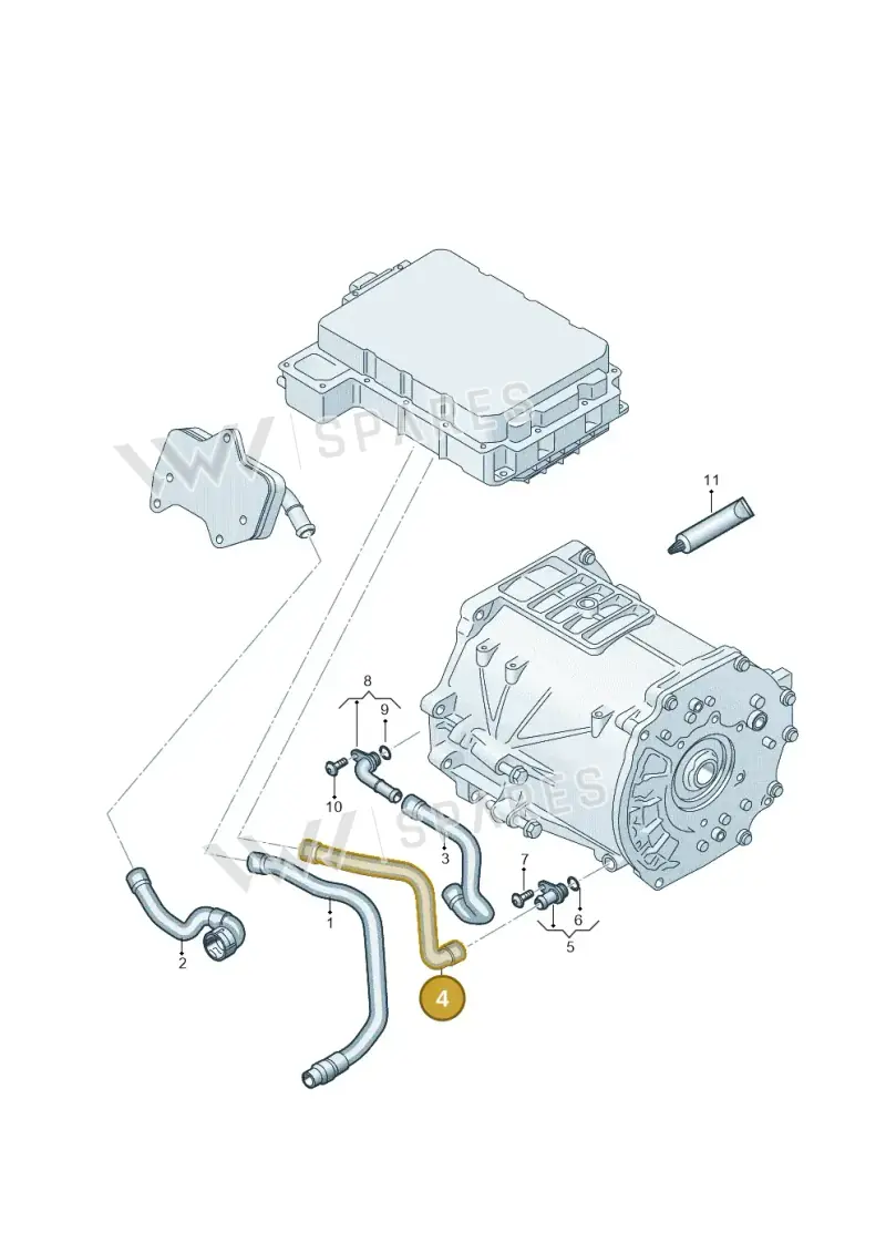 9J1121177C — Audi RS e-tron GT (2020-2025) diagram 4j1901625, position 4