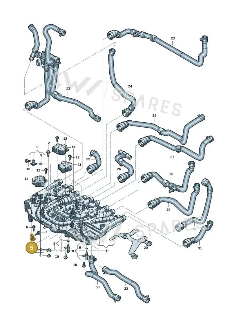 9J1121232B — Audi RS e-tron GT (2020-2025) diagram 4j1121110, position 5