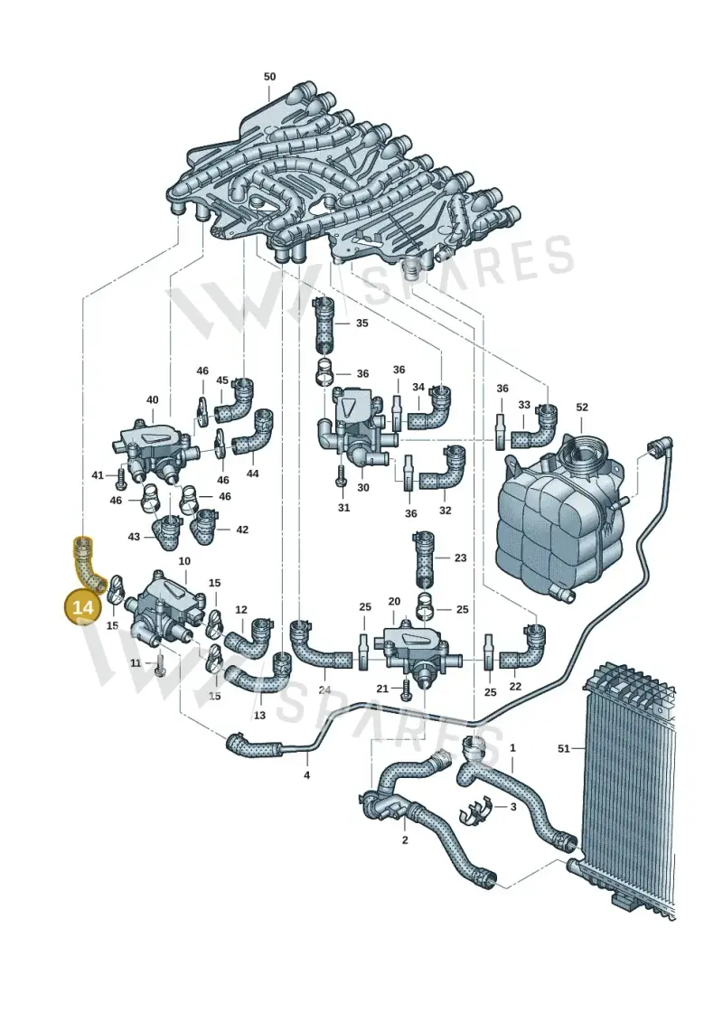 9J1121650 — Audi RS e-tron GT (2020-2025) diagram 4j1121000, position 14