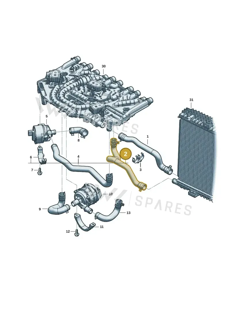 9J1122055D — Audi RS e-tron GT (2020-2025) diagram 4j1121100, position 2