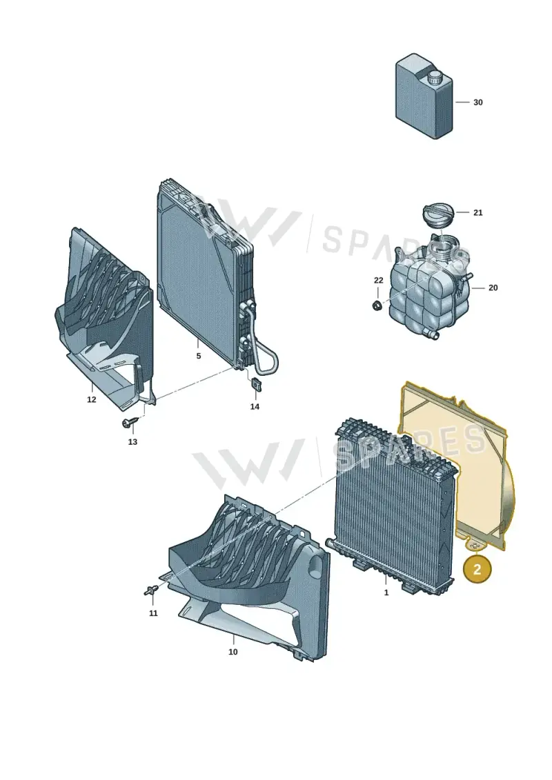 9J1122355A — Audi RS e-tron GT (2020-2025) diagram 4j1121070, position 2