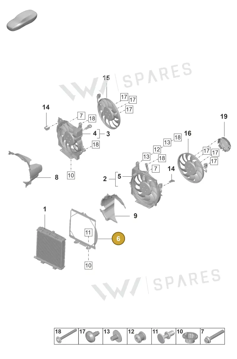 9J1122355A — Porsche Taycan Sport Turismo (2019-2024) diagram p56155200, position 6