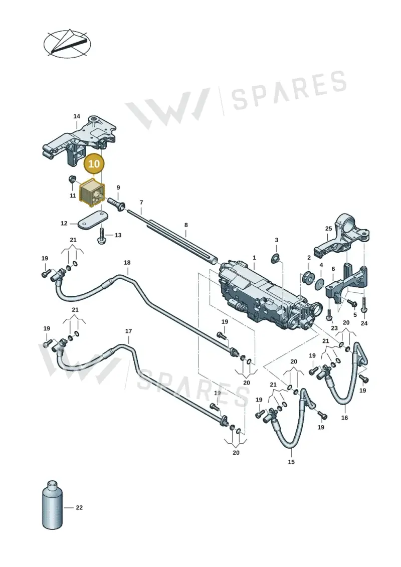 9J1199145B — Audi RS e-tron GT (2020-2025) diagram 4j1411020, position 10