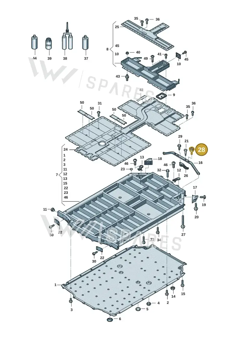 9J1399663 — Audi RS e-tron GT (2020-2025) diagram 4j1915520, position 28