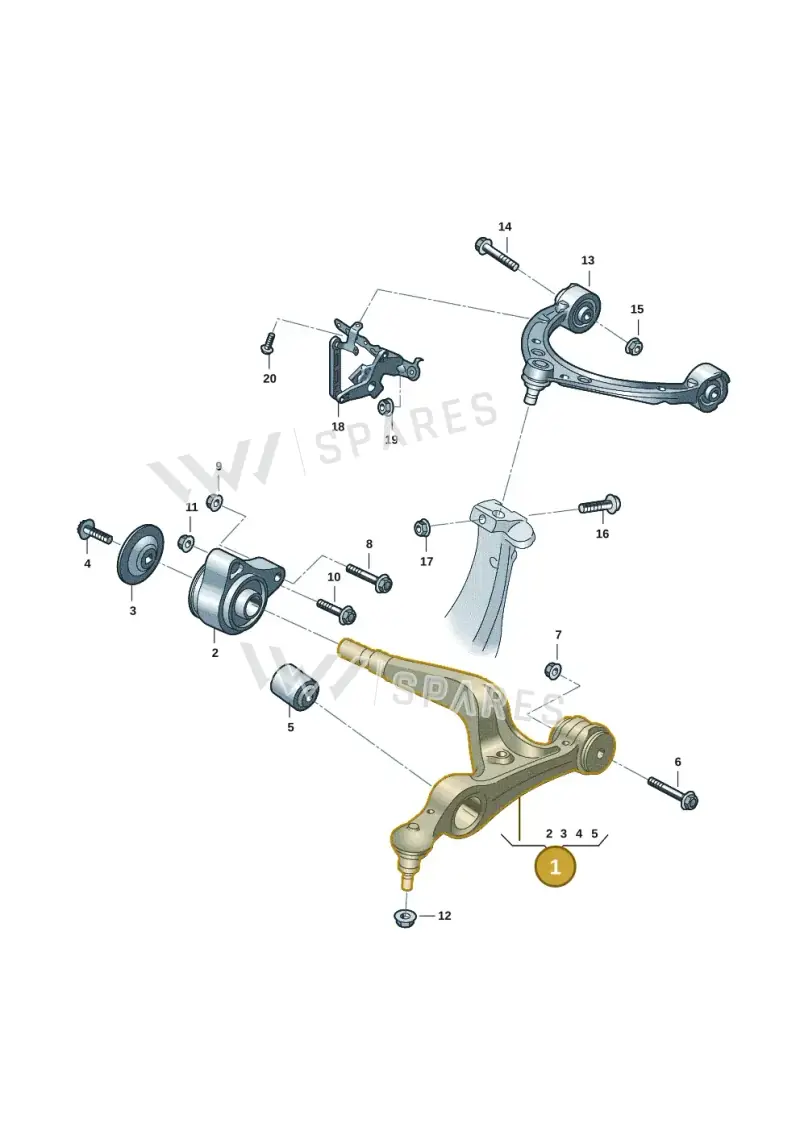 9J1407151J — Audi RS e-tron GT (2020-2025) diagram 4j1407010, position 1