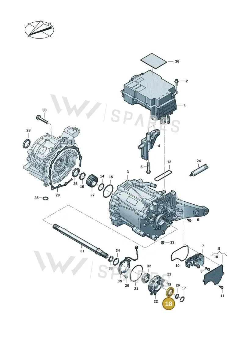 9J1409189 — Audi RS e-tron GT (2020-2025) diagram 4j1901401, position 18