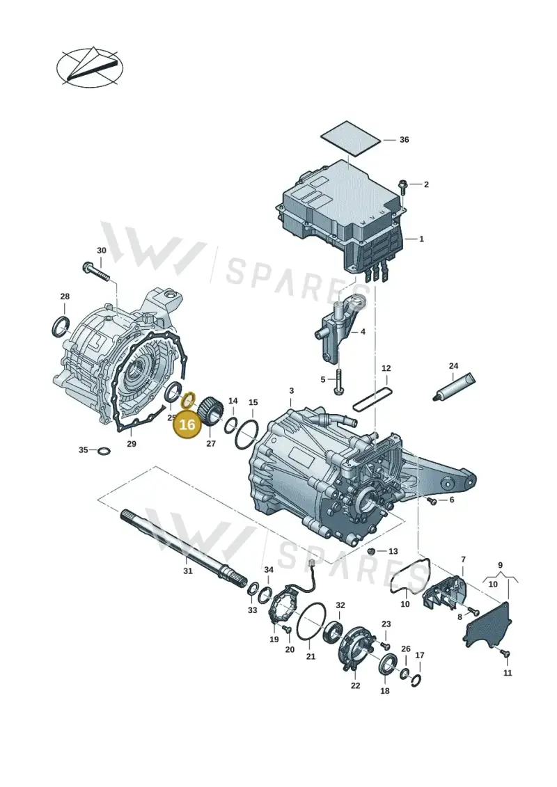9J1409413 — Audi RS e-tron GT (2020-2025) diagram 4j1901400, position 16