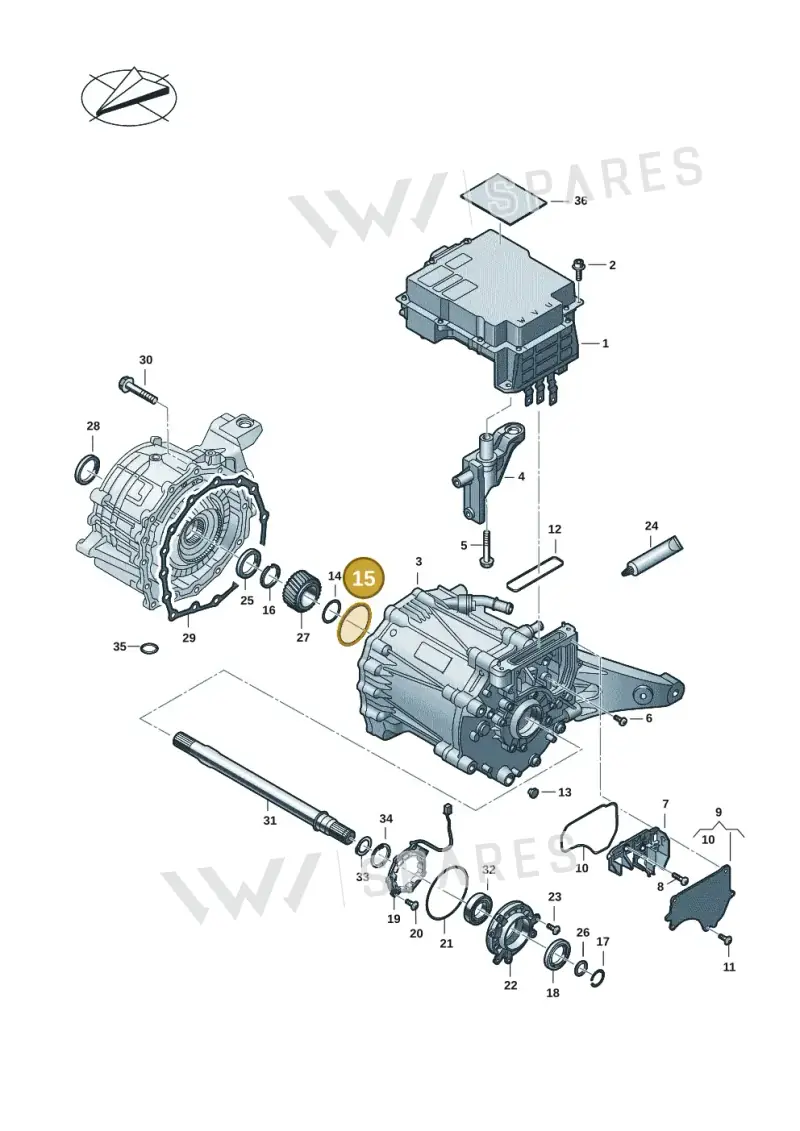 9J1409686L — Audi RS e-tron GT (2020-2025) diagram 4j1901401, position 15