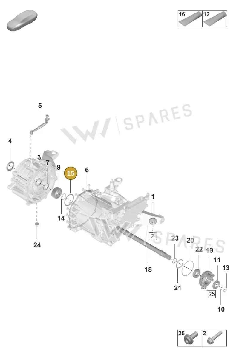 9J1409686L — Porsche Taycan Sport Turismo (2019-2024) diagram p56354100, position 15