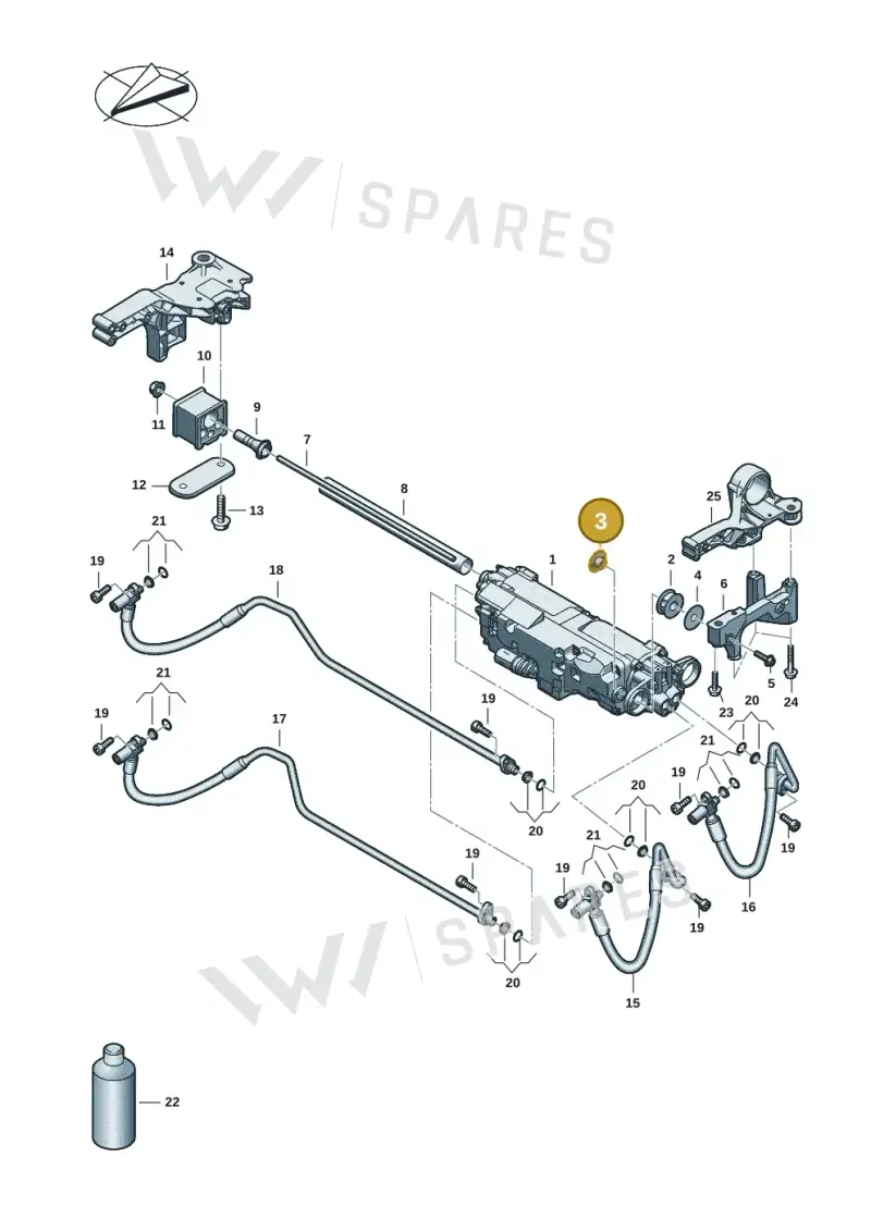 9J1411324 — Audi RS e-tron GT (2020-2025) diagram 4j1411020, position 3