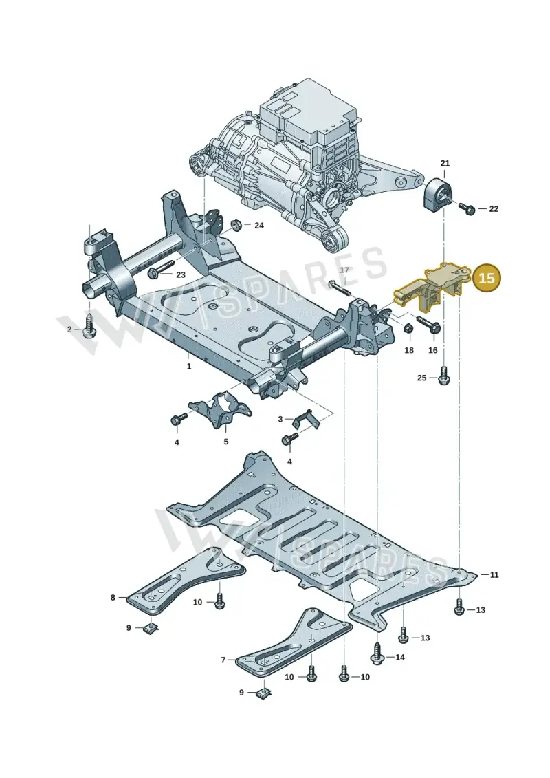 9J1413357A — Audi RS e-tron GT (2020-2025) diagram 4j1399000, position 15