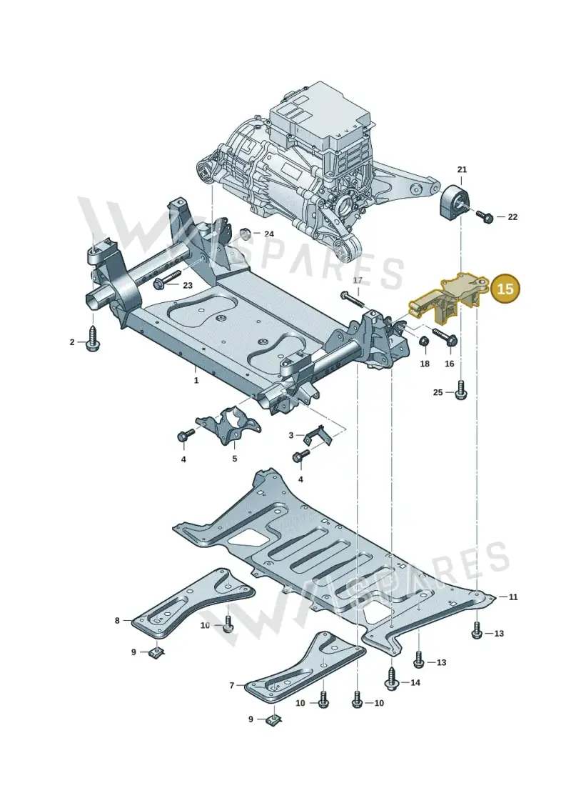 9J1413357B — Audi RS e-tron GT (2020-2025) diagram 4j1399000, position 15
