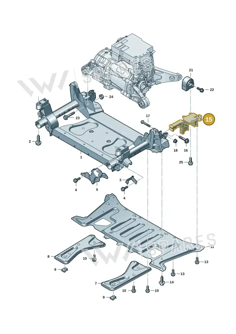 9J1413358A — Audi RS e-tron GT (2020-2025) diagram 4j1399000, position 15
