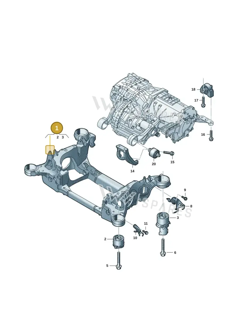 9J1599030K — Audi RS e-tron GT (2020-2025) diagram 4j1505000, position 1