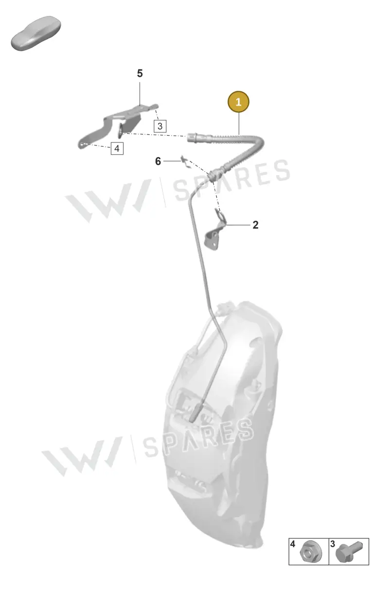 9J1611707K — Porsche Taycan Sport Turismo (2023-2025) diagram p56604016, position 1