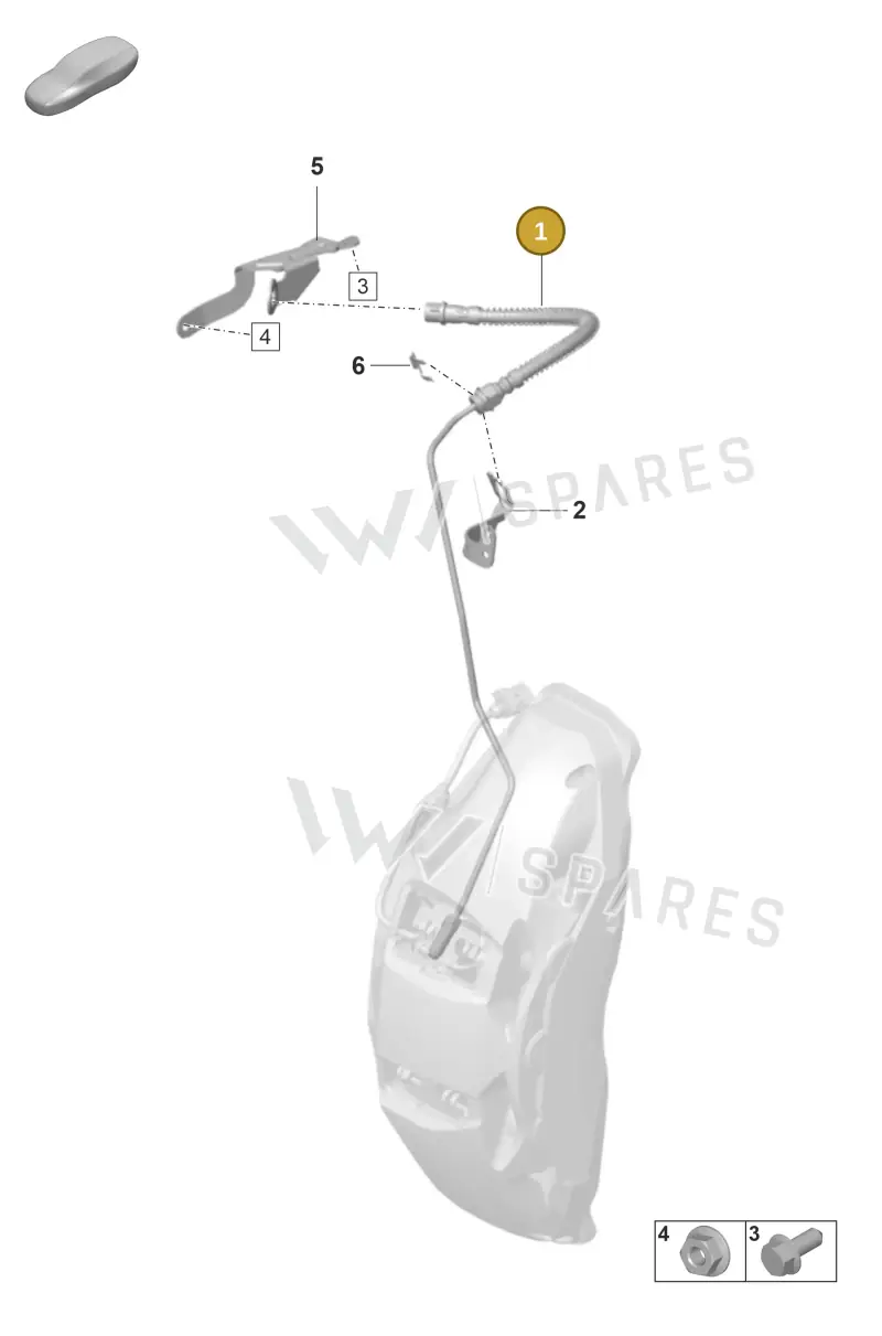 9J1611708B — Porsche Taycan Sport Turismo (2023-) diagram p56604016, position 1